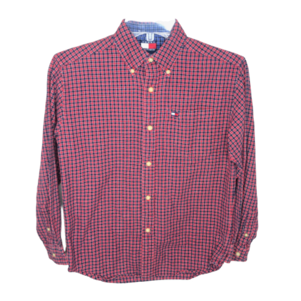 Tommy Hilfiger Boy's Button Down Shirt - M